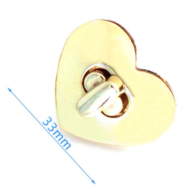 B4393-1 Heart Shape Purse Locks