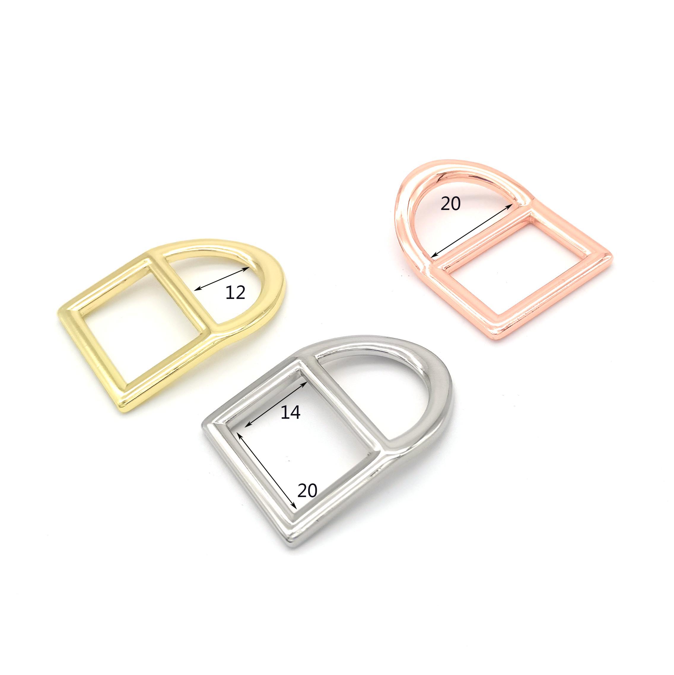2- Metal Strap Buckle